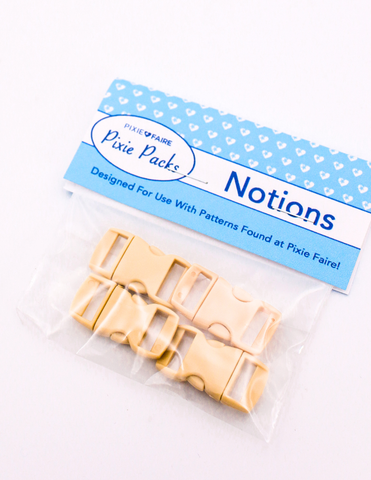 Pixie Faire Pixie Packs Pixie Packs 1/2" Parachute Buckles Set of 4 Pixie Faire