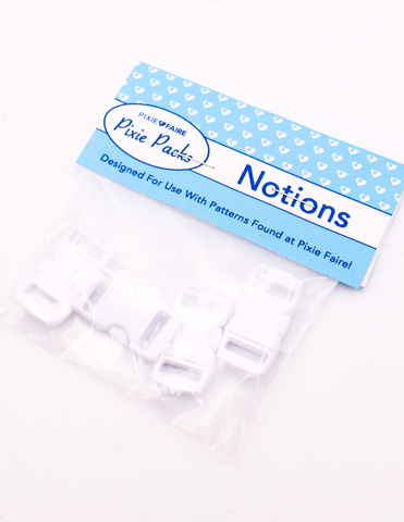 Pixie Faire Pixie Packs Pixie Packs 1/2" Parachute Buckles Set of 4 Pixie Faire