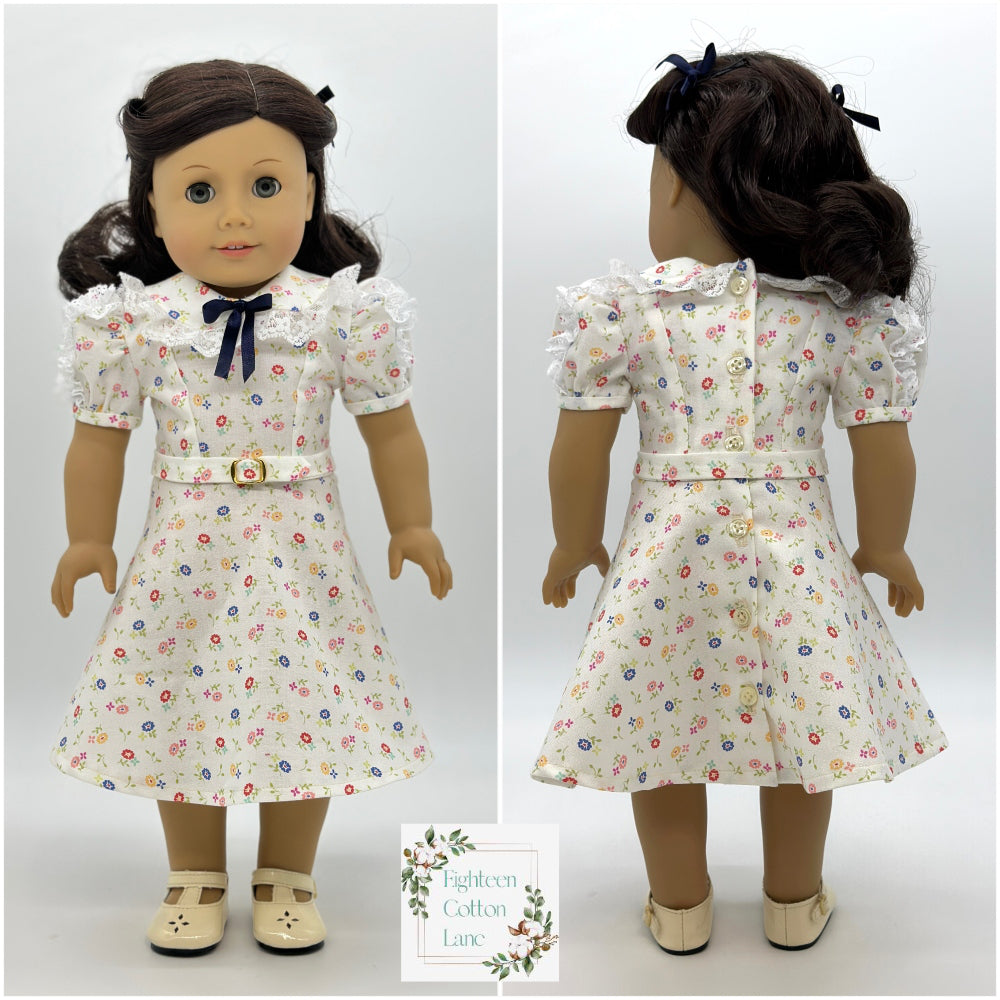 Eighteen Cotton Lane 18 Inch Historical Let's Be Friends! 18" Doll Clothes Pattern Pixie Faire