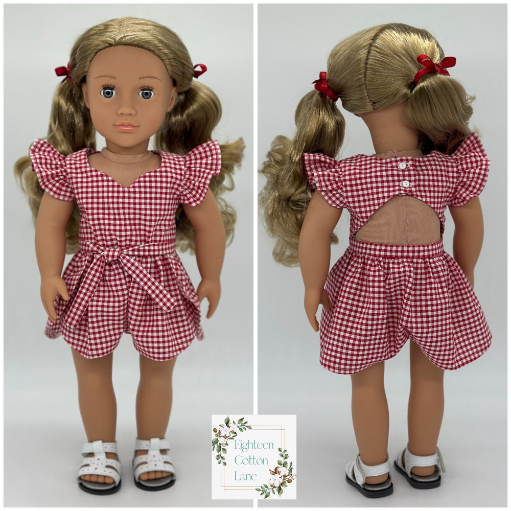 Eighteen Cotton Lane 18 Inch Historical Let's Build a Sandcastle! 18" Doll Clothes Pattern Pixie Faire