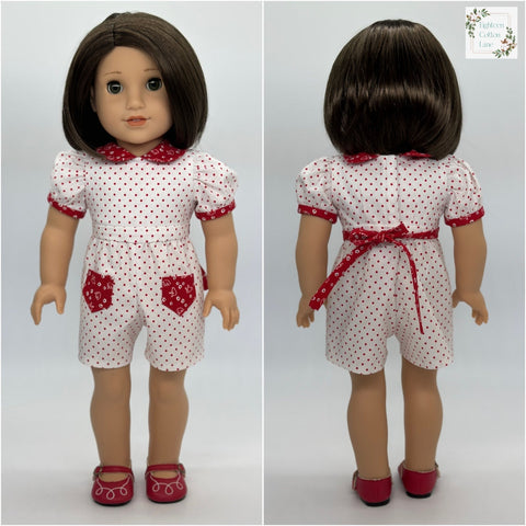 Eighteen Cotton Lane 18 Inch Historical Let's Plant a Victory Garden! 18" Doll Clothes Pattern Pixie Faire