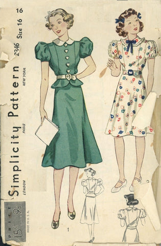 Eighteen Cotton Lane 18 Inch Historical Let's Be Friends! 18" Doll Clothes Pattern Pixie Faire