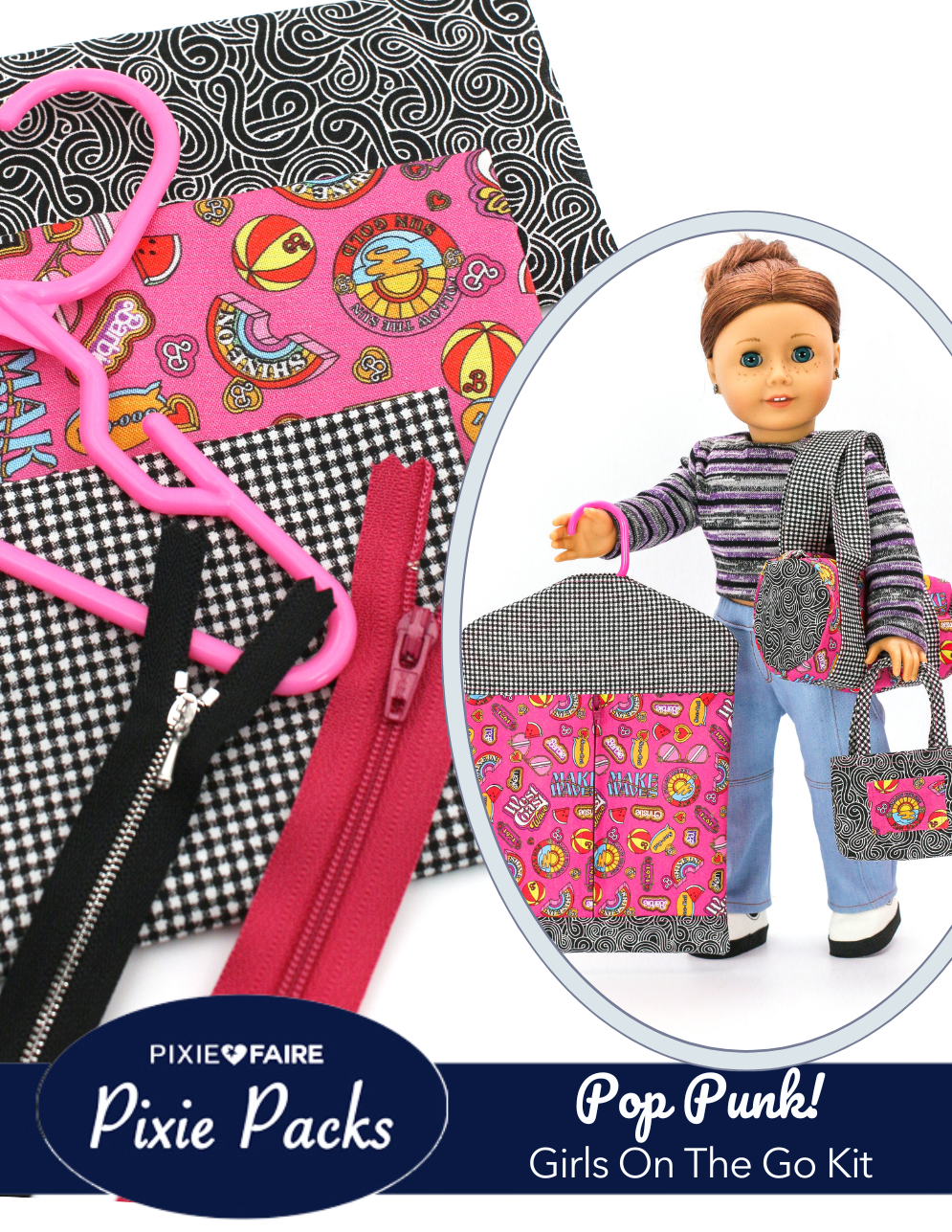 Pixie Faire Pixie Packs Pixie Packs Girls On The Go Kit - Pop Punk Pixie Faire