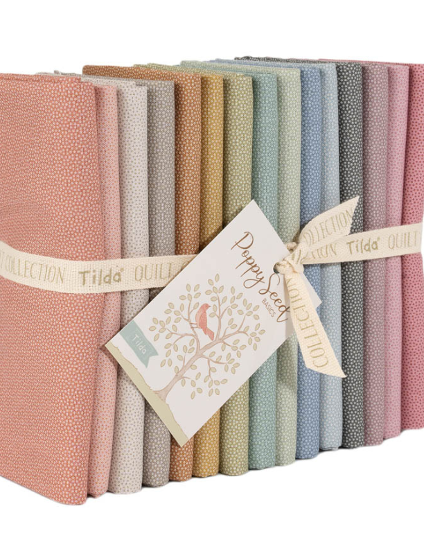 Poppy Seed Basics Fat Quarter Bundle | Tilda Fabrics