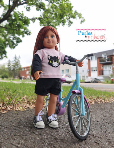 Perles & Rubans 18 Inch Modern Marimaude's Favorite Shirt 18" Doll Clothes Pattern Pixie Faire