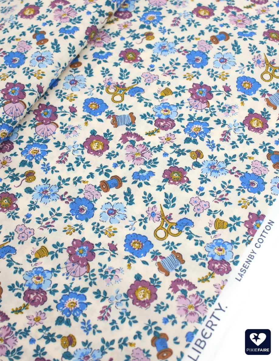 Pixie Faire Pixie Packs Pixie Pack Project Bags Kit Liberty Fabrics Tudor Celebration Pixie Faire