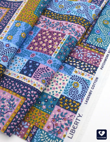 Pixie Faire Pixie Packs Pixie Pack Project Bags Kit Liberty Fabrics Tudor Celebration Pixie Faire