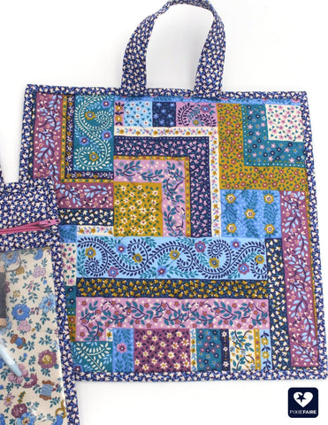 Pixie Faire Pixie Packs Pixie Pack Project Bags Kit Liberty Fabrics Tudor Celebration Pixie Faire