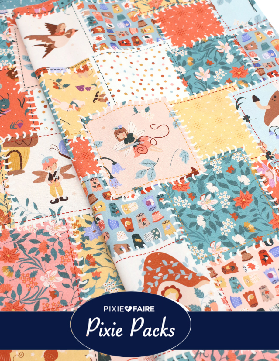 Pixie Faire Pixie Packs Pixie Pack Project Bags Kit Thimbelina and the Sewing Fairies Pixie Faire