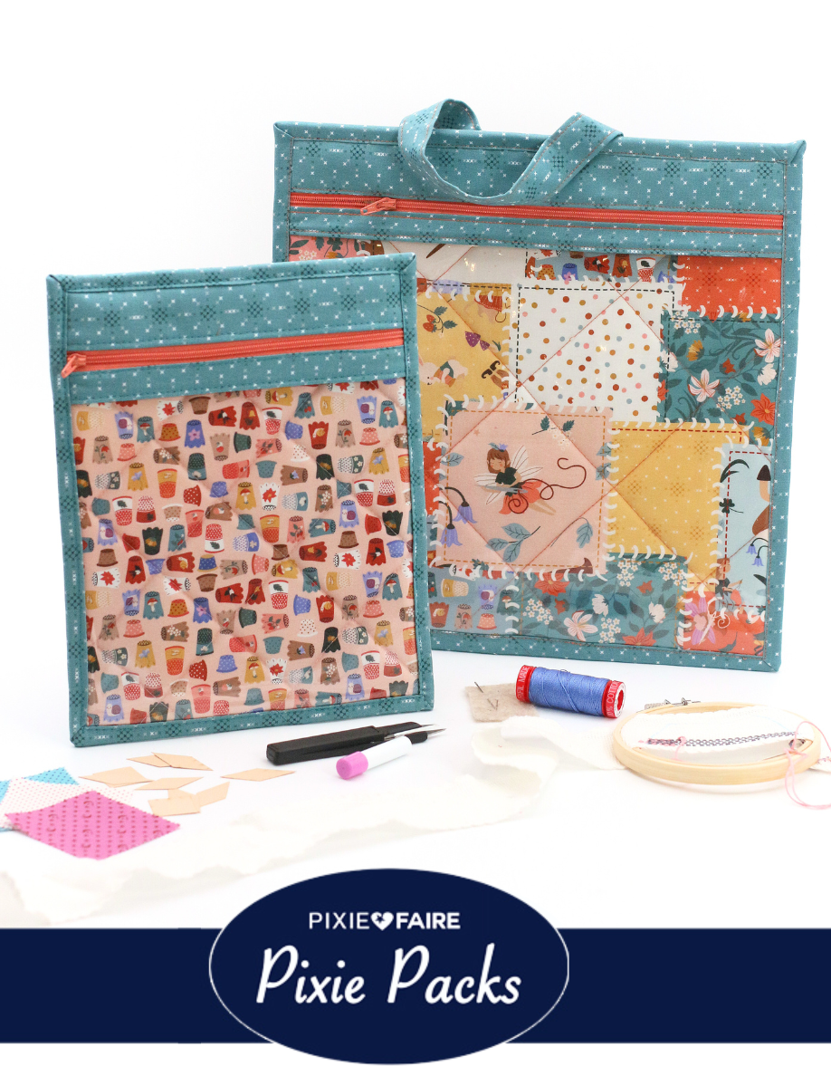 Pixie Faire Pixie Packs Pixie Pack Project Bags Kit Thimbelina and the Sewing Fairies Pixie Faire