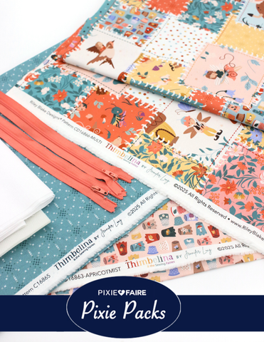 Pixie Faire Pixie Packs Pixie Pack Project Bags Kit Thimbelina and the Sewing Fairies Pixie Faire