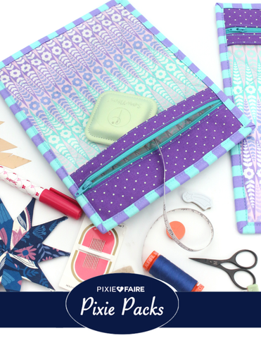 Pixie Faire Pixie Packs Pixie Pack Project Bags Kit Tula Pink Moon Garden Oopsie Daisy Pixie Faire