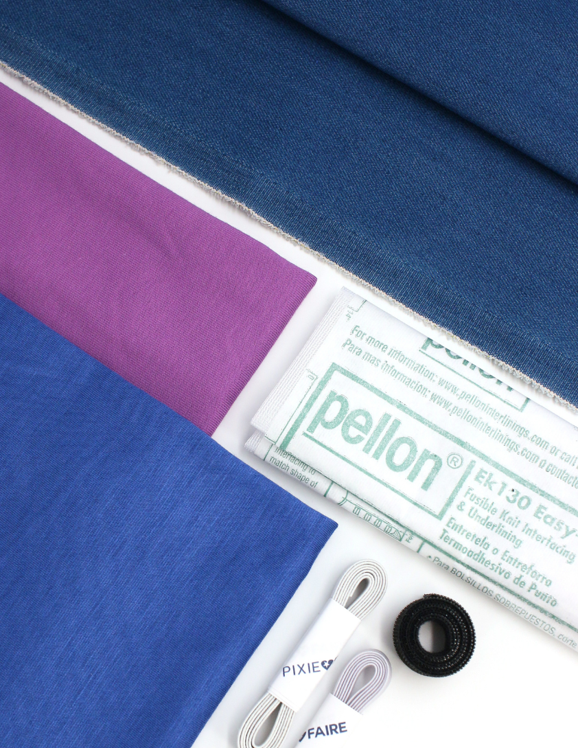 Pixie Faire Pixie Packs Pixie Pack - Purple With Blue Denim -  Mix and Match Outfits Kit Pixie Faire