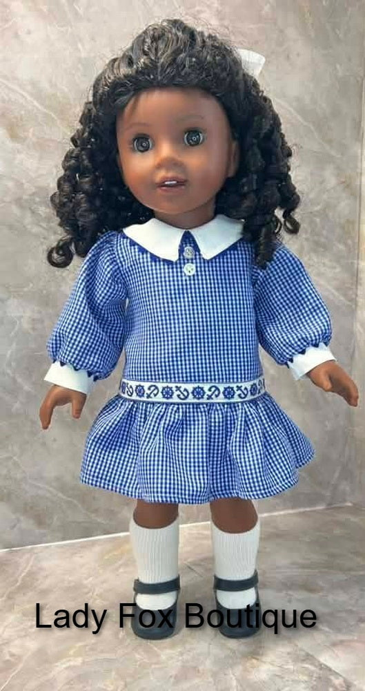 Lady Fox Boutique Ruby Red Fashion Friends Garden Whisper Dress 18 Inch Doll Clothes Pattern Pixie Faire
