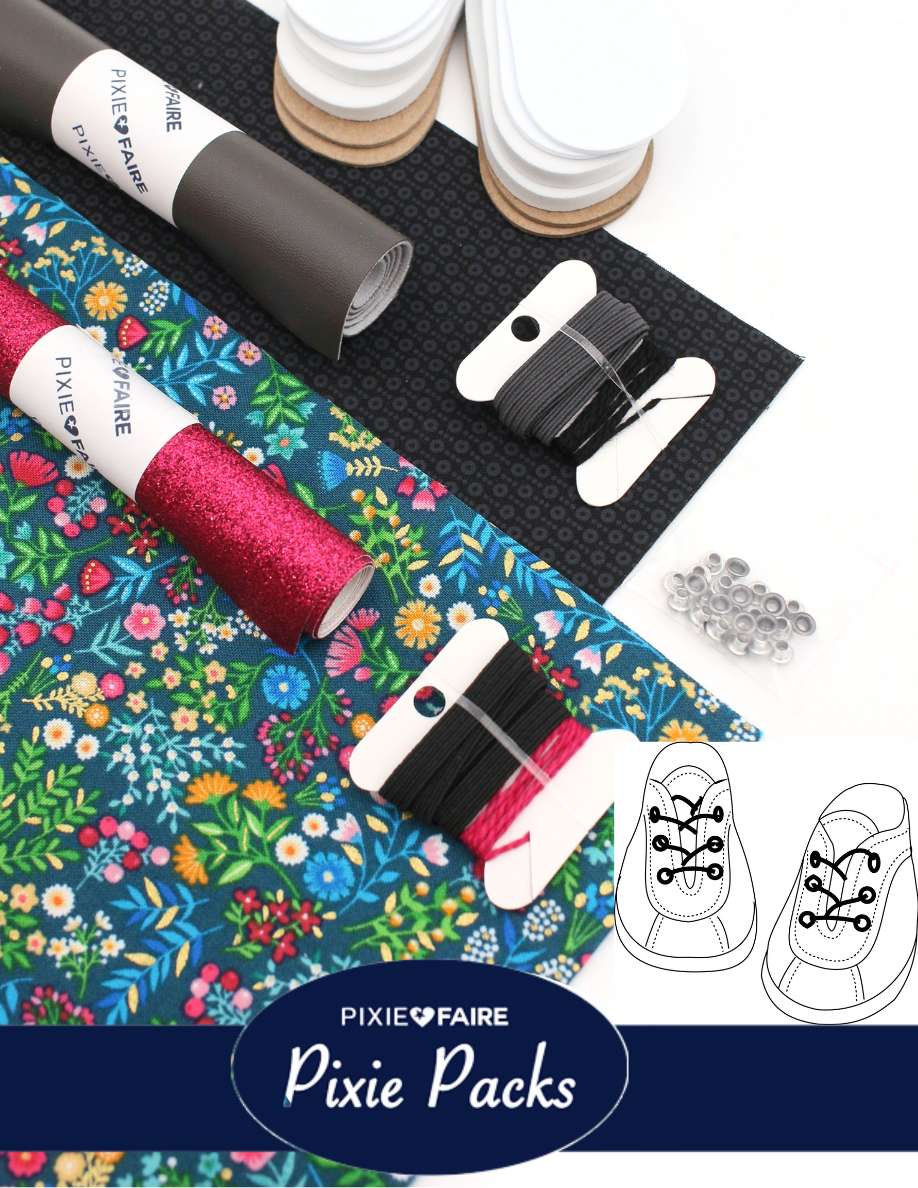 Pixie Faire Pixie Packs Pixie Packs Boho & Black Retro Sneakers Shoe Collection Pixie Faire