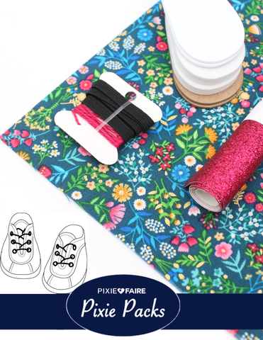 Pixie Faire Pixie Packs Pixie Packs Boho & Black Retro Sneakers Shoe Collection Pixie Faire