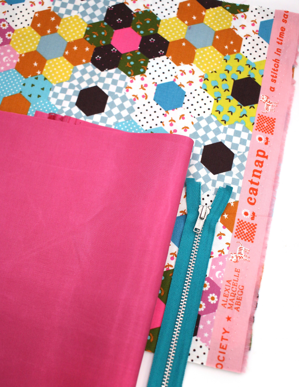 Pixie Faire Pixie Packs Pixie Packs Springtime Fun Jacket Flower Garden Hexies Pixie Faire