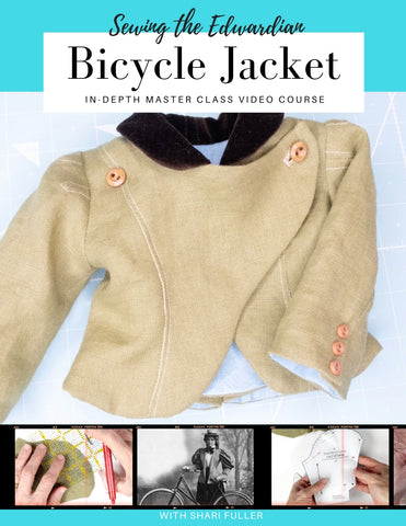 SWC Classes Sewing The Edwardian Bicycle Jacket Master Class Video Course Pixie Faire