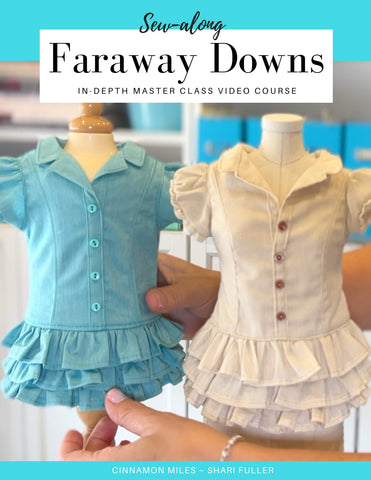 SWC Classes Sew Along Faraway Downs Dress Master Class Video Course Pixie Faire
