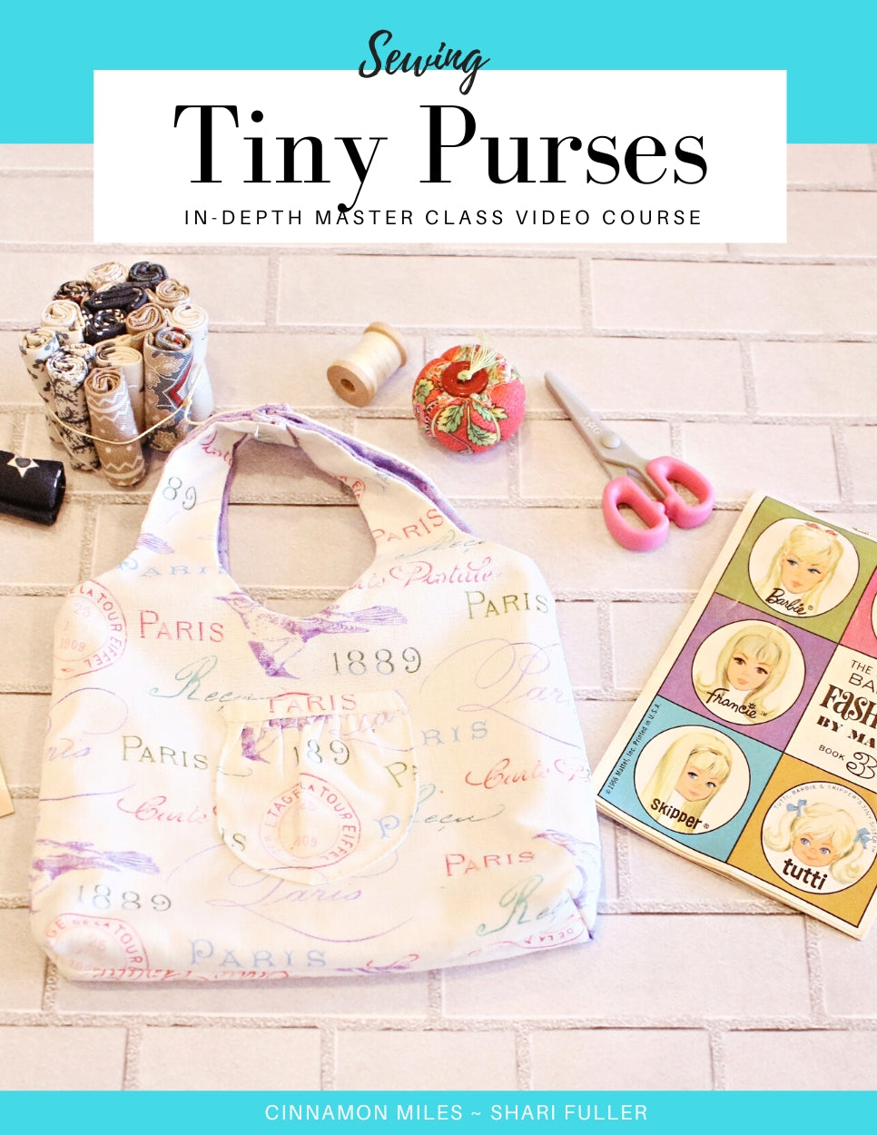 SWC Classes Sewing Tiny Purses Master Class Video Course Pixie Faire