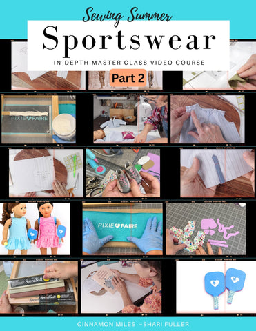 SWC Classes Sewing Summer Sportswear Continues Master Class Video Course Pixie Faire