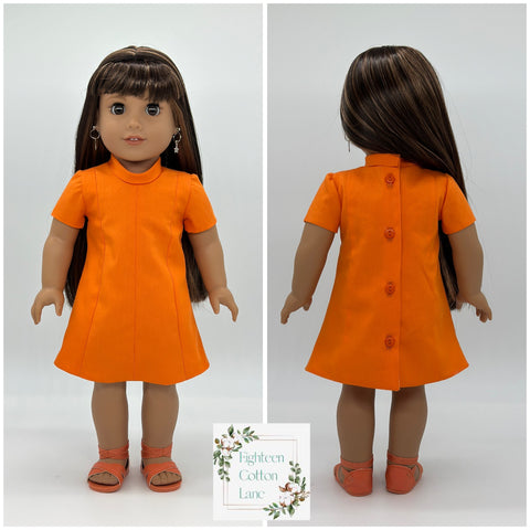 Eighteen Cotton Lane 18 Inch Historical Let's Go Downtown! 18" Doll Clothes Pattern Pixie Faire