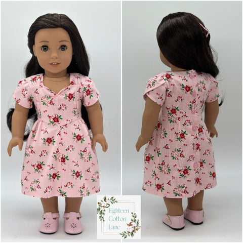 Eighteen Cotton Lane 18 Inch Historical Let's Send Our Love! 18" Doll Clothes Pattern Pixie Faire