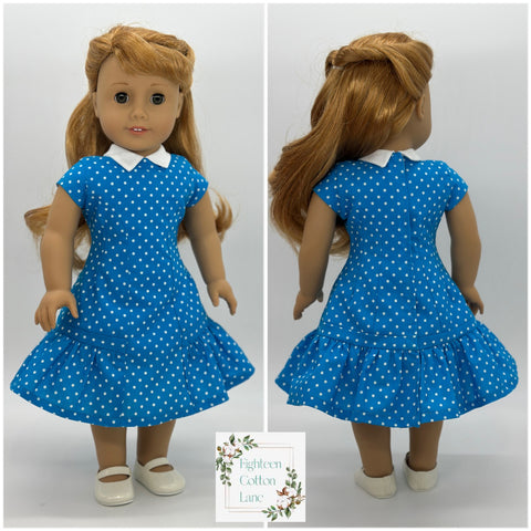 Eighteen Cotton Lane 18 Inch Historical Let's Put a Bow On It! 18" Doll Clothes Pattern Pixie Faire