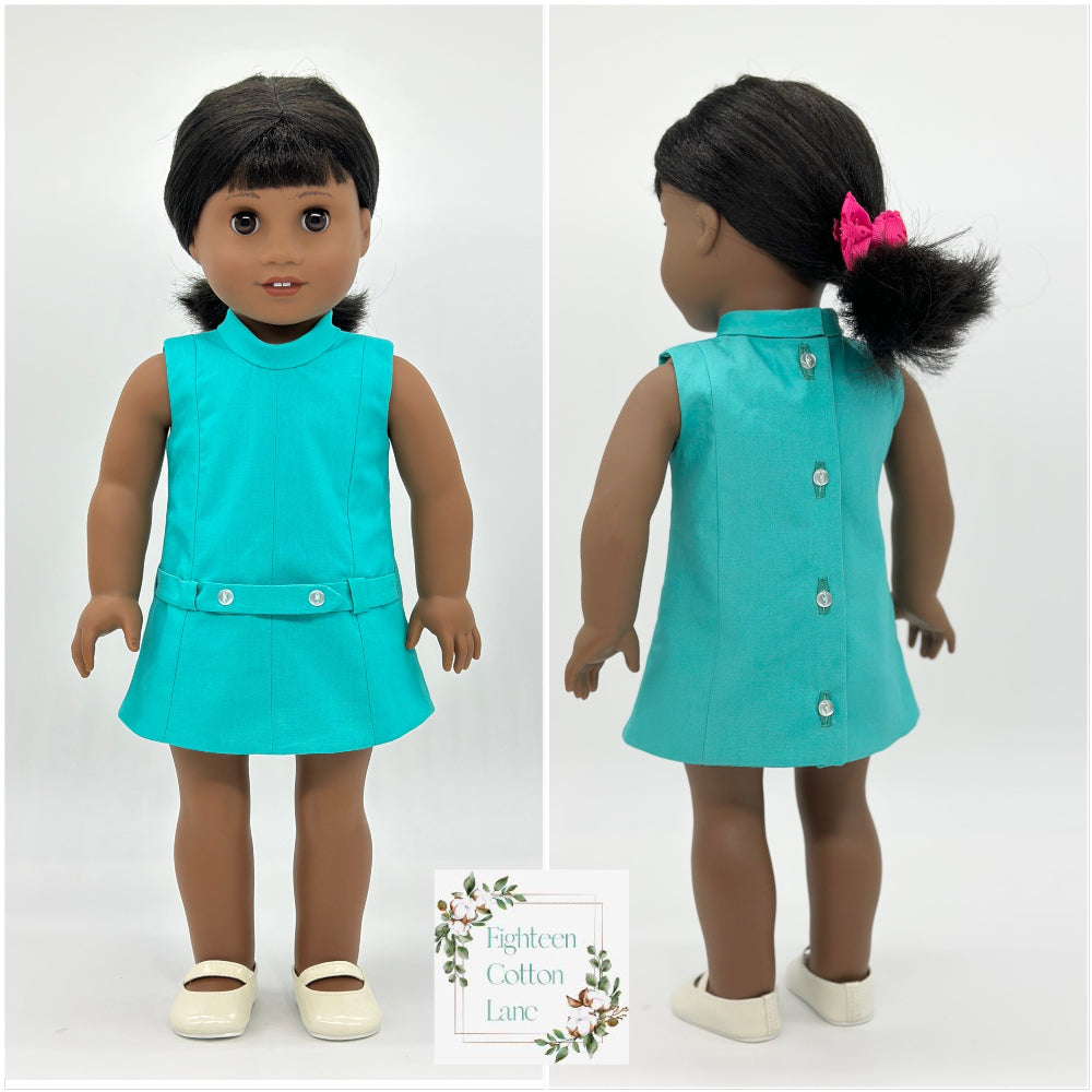 Eighteen Cotton Lane 18 Inch Historical Let's Go Downtown! 18" Doll Clothes Pattern Pixie Faire