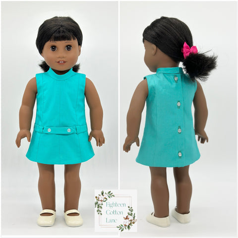 Eighteen Cotton Lane 18 Inch Historical Let's Go Downtown! 18" Doll Clothes Pattern Pixie Faire