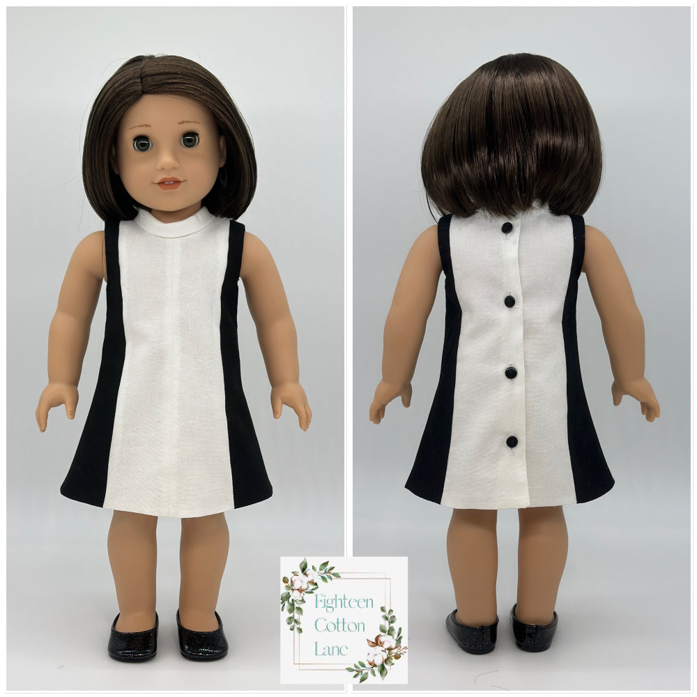 Eighteen Cotton Lane 18 Inch Historical Let's Go Downtown! 18" Doll Clothes Pattern Pixie Faire
