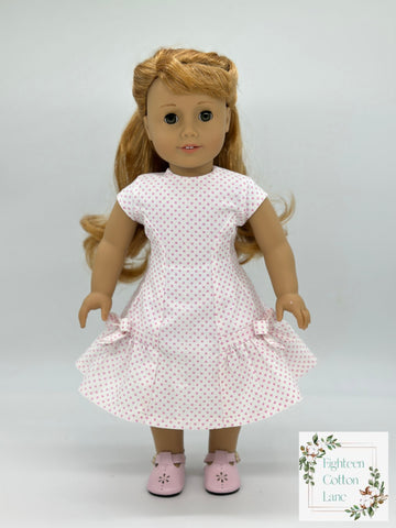 Eighteen Cotton Lane 18 Inch Historical Let's Put a Bow On It! 18" Doll Clothes Pattern Pixie Faire