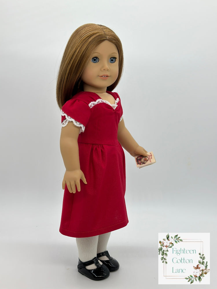 Eighteen Cotton Lane 18 Inch Historical Let's Send Our Love! 18" Doll Clothes Pattern Pixie Faire