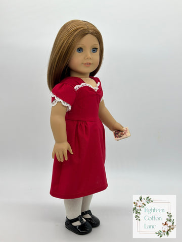 Eighteen Cotton Lane 18 Inch Historical Let's Send Our Love! 18" Doll Clothes Pattern Pixie Faire