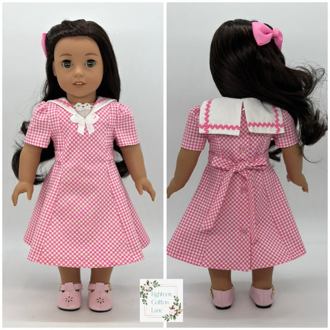 Eighteen Cotton Lane 18 Inch Historical Let's Salute the Navy! 18" Doll Clothes Pattern Pixie Faire