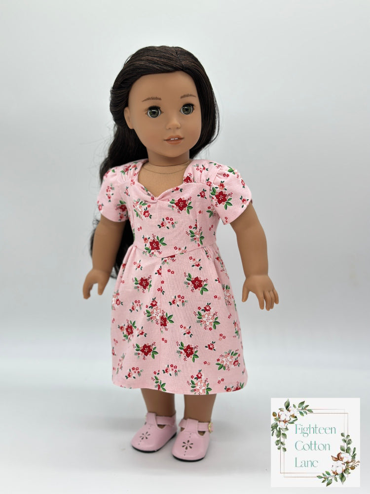 Eighteen Cotton Lane 18 Inch Historical Let's Send Our Love! 18" Doll Clothes Pattern Pixie Faire