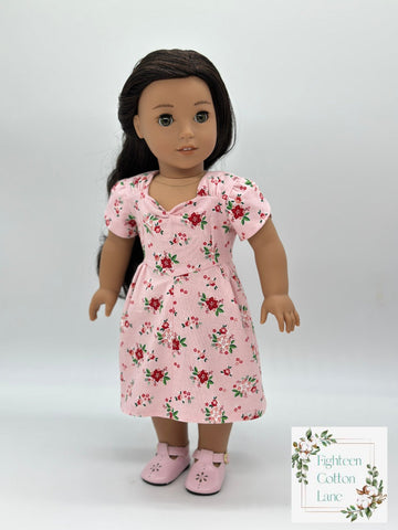 Eighteen Cotton Lane 18 Inch Historical Let's Send Our Love! 18" Doll Clothes Pattern Pixie Faire