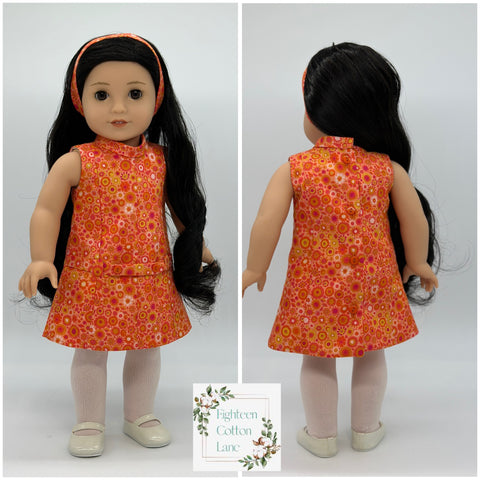 Eighteen Cotton Lane 18 Inch Historical Let's Go Downtown! 18" Doll Clothes Pattern Pixie Faire