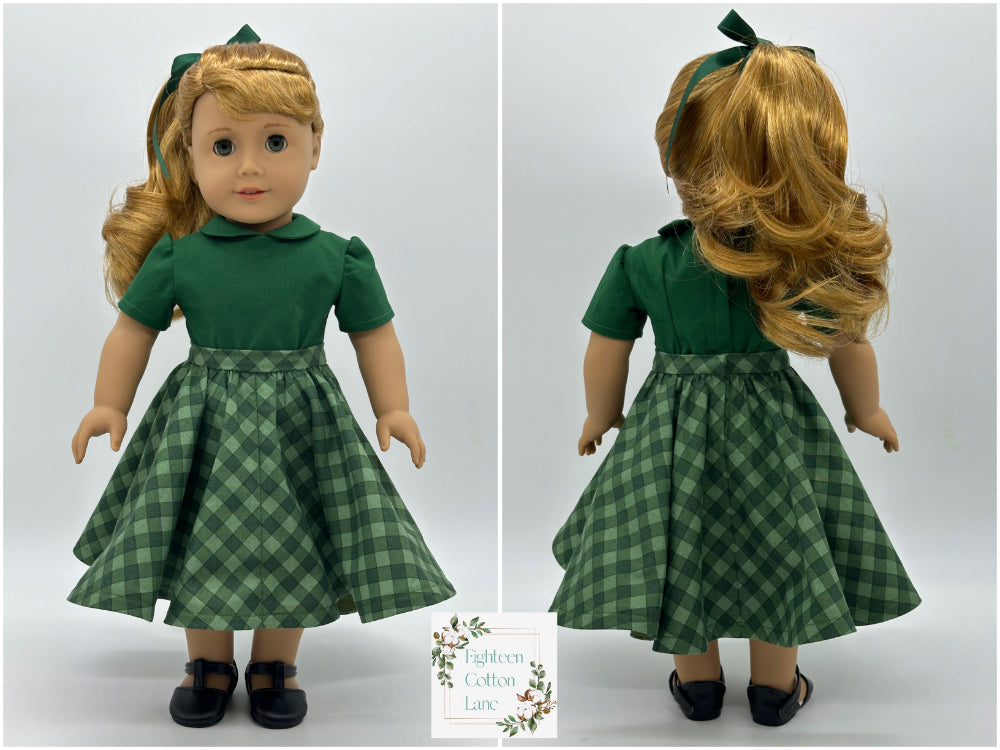 Eighteen Cotton Lane 18 Inch Historical Let's Go to Glee Club! 18" Doll Clothes Pattern Pixie Faire