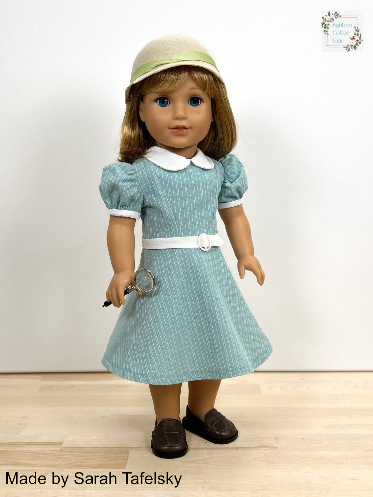 Eighteen Cotton Lane 18 Inch Historical Let's Be Friends! 18" Doll Clothes Pattern Pixie Faire