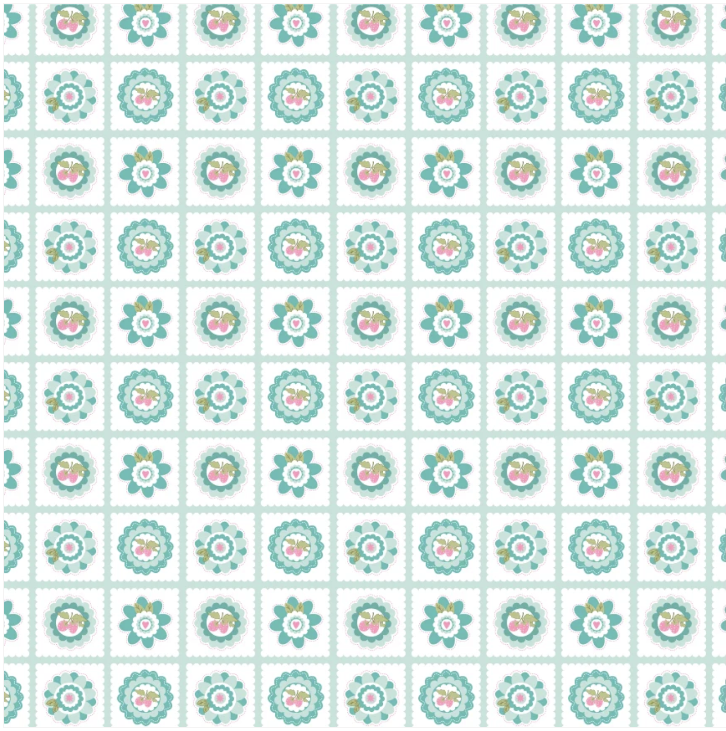 Pixie Packs 1/2 Yard Bundle Smitten Chicken Poppie Cotton