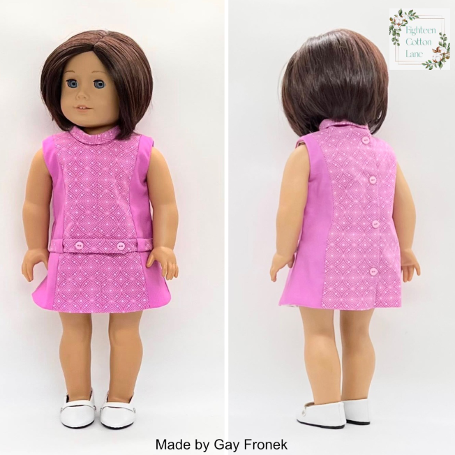 Eighteen Cotton Lane 18 Inch Historical Let's Go Downtown! 18" Doll Clothes Pattern Pixie Faire