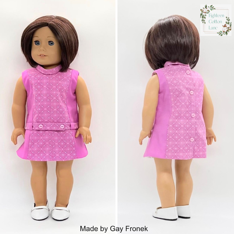 Eighteen Cotton Lane 18 Inch Historical Let's Go Downtown! 18" Doll Clothes Pattern Pixie Faire