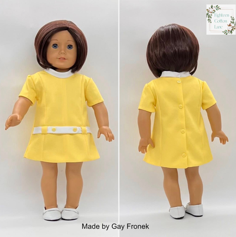 Eighteen Cotton Lane 18 Inch Historical Let's Go Downtown! 18" Doll Clothes Pattern Pixie Faire