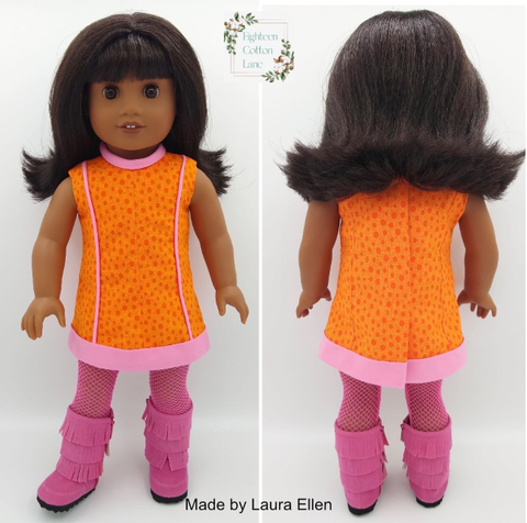 Eighteen Cotton Lane 18 Inch Historical Let's Go Downtown! 18" Doll Clothes Pattern Pixie Faire