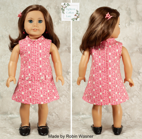 Eighteen Cotton Lane 18 Inch Historical Let's Go Downtown! 18" Doll Clothes Pattern Pixie Faire