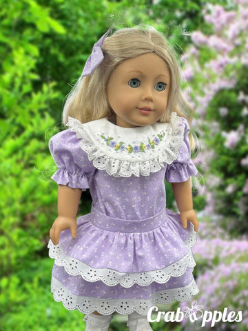 Crabapples 18 Inch Historical Secret Garden 18" Doll Clothes Pattern Pixie Faire