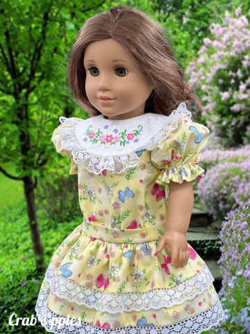 Crabapples 18 Inch Historical Secret Garden 18" Doll Clothes Pattern Pixie Faire