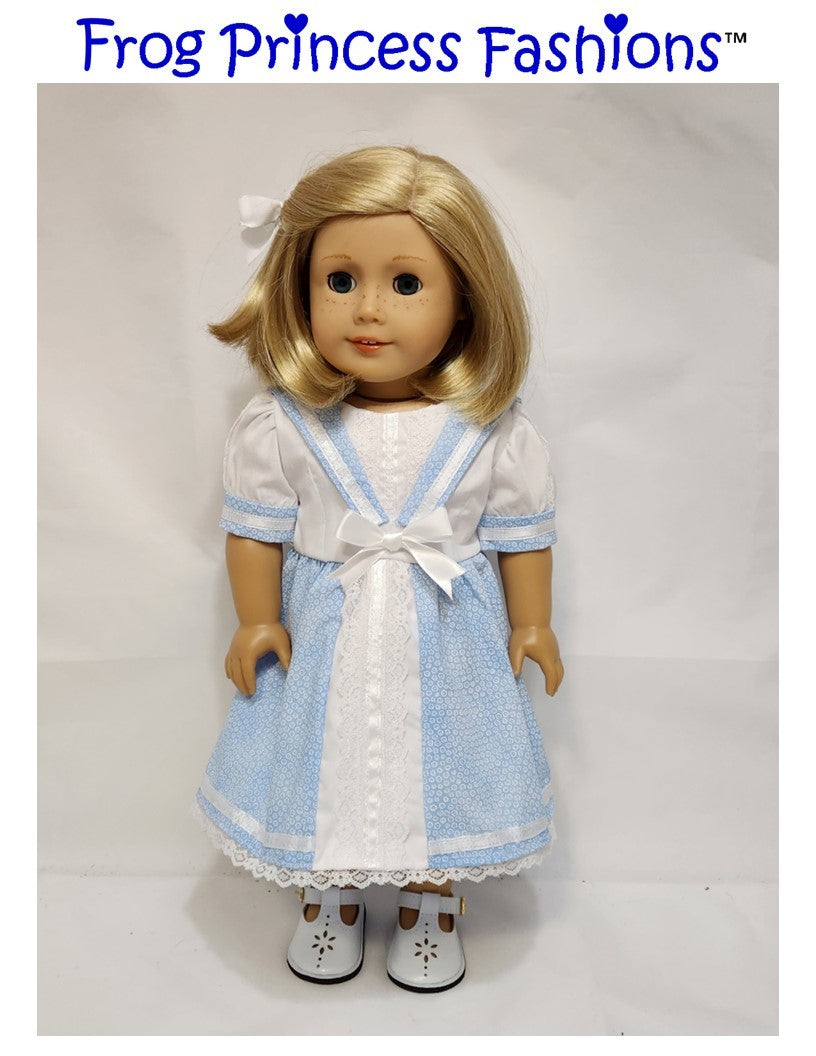 Frog Princess Fashions The Saylor Dress Doll Clothes Pattern 18 inch American Girl Dolls Frog Princess Fashions The Saylor Dress Doll Clothes Pattern 18 inch American Girl Dolls