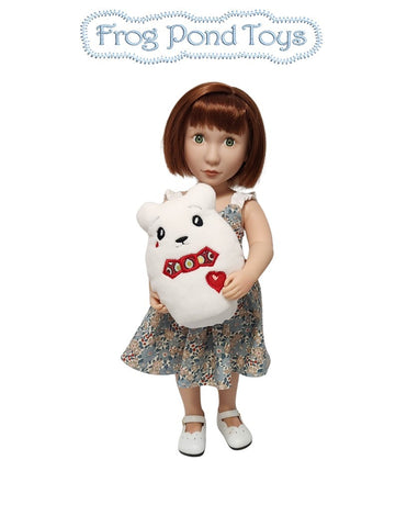 Frog Pond Toys Machine Embroidery Design Three Squishy Polar Bears Machine Embroidery Design Pixie Faire